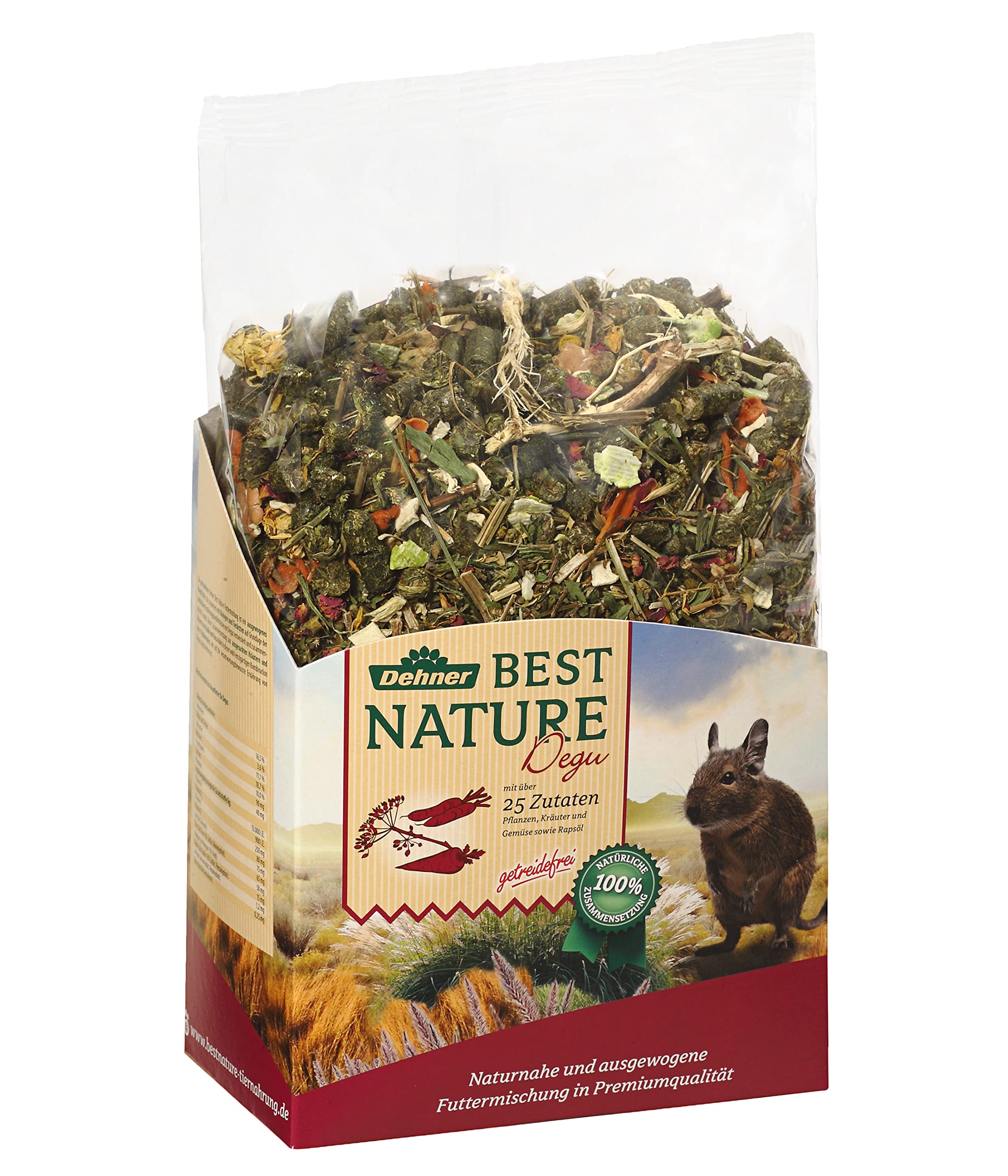 Dehner Best Nature Meerschweinchenfutter Pellets 3 kg getreidefrei