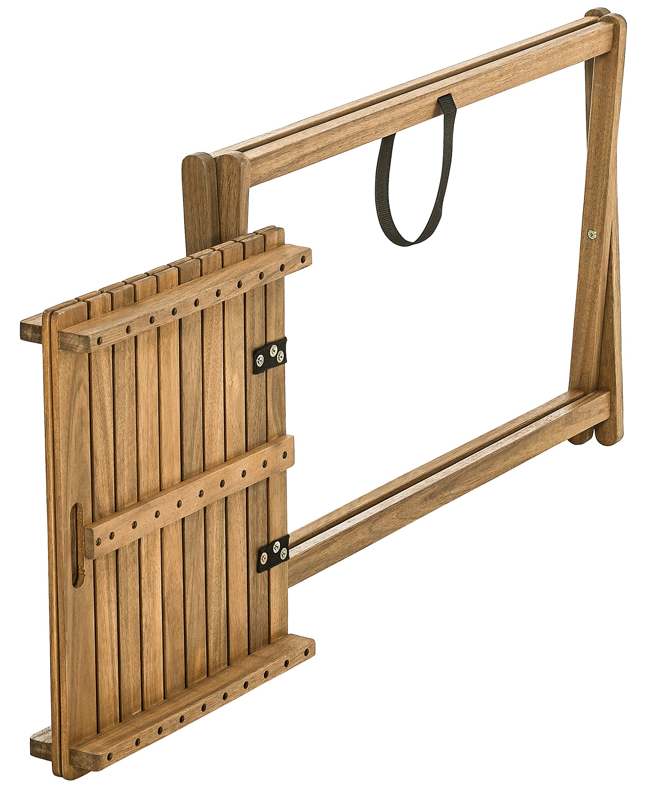 Dehner Tablett-Tisch Macao Beistelltisch 90x50x38 cm Akazie