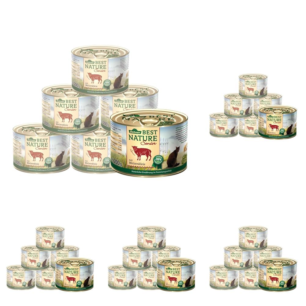 Dehner Best Nature Senior Nassfutter Lamm 6x200 g