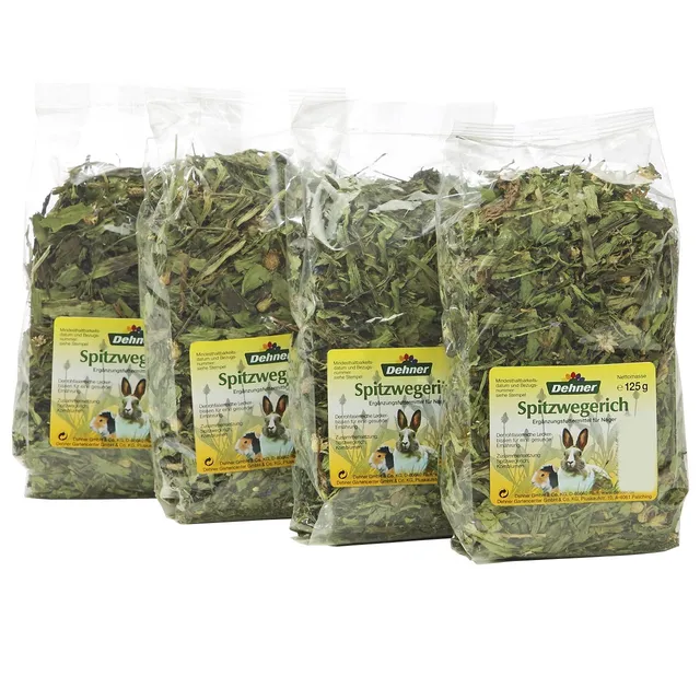 Dehner Premium Lovely Spitzwegerich Nagerfutter Raufutter 1 kg