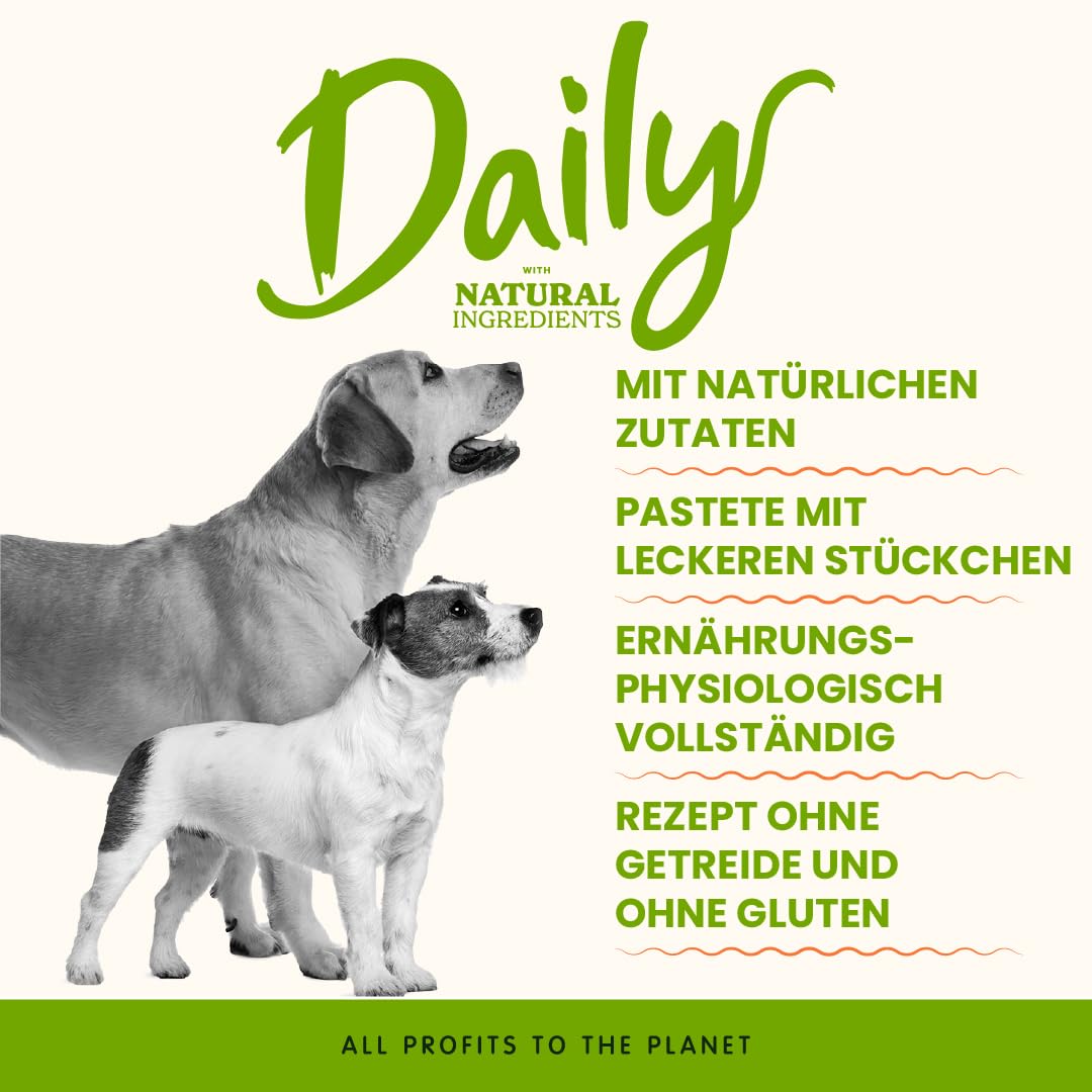 Almo Nature Daily Hundefutter Rind 24x400g getreidefrei