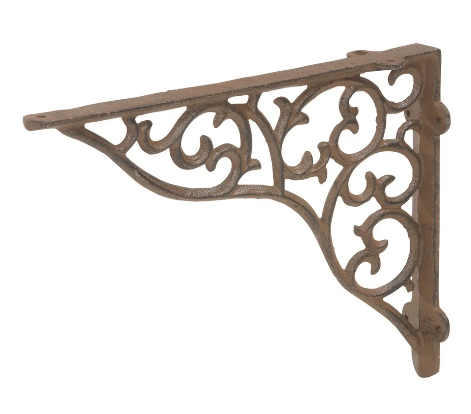 Dehner Fine Nature Regalträger Gusseisen Edelrost 23x20cm