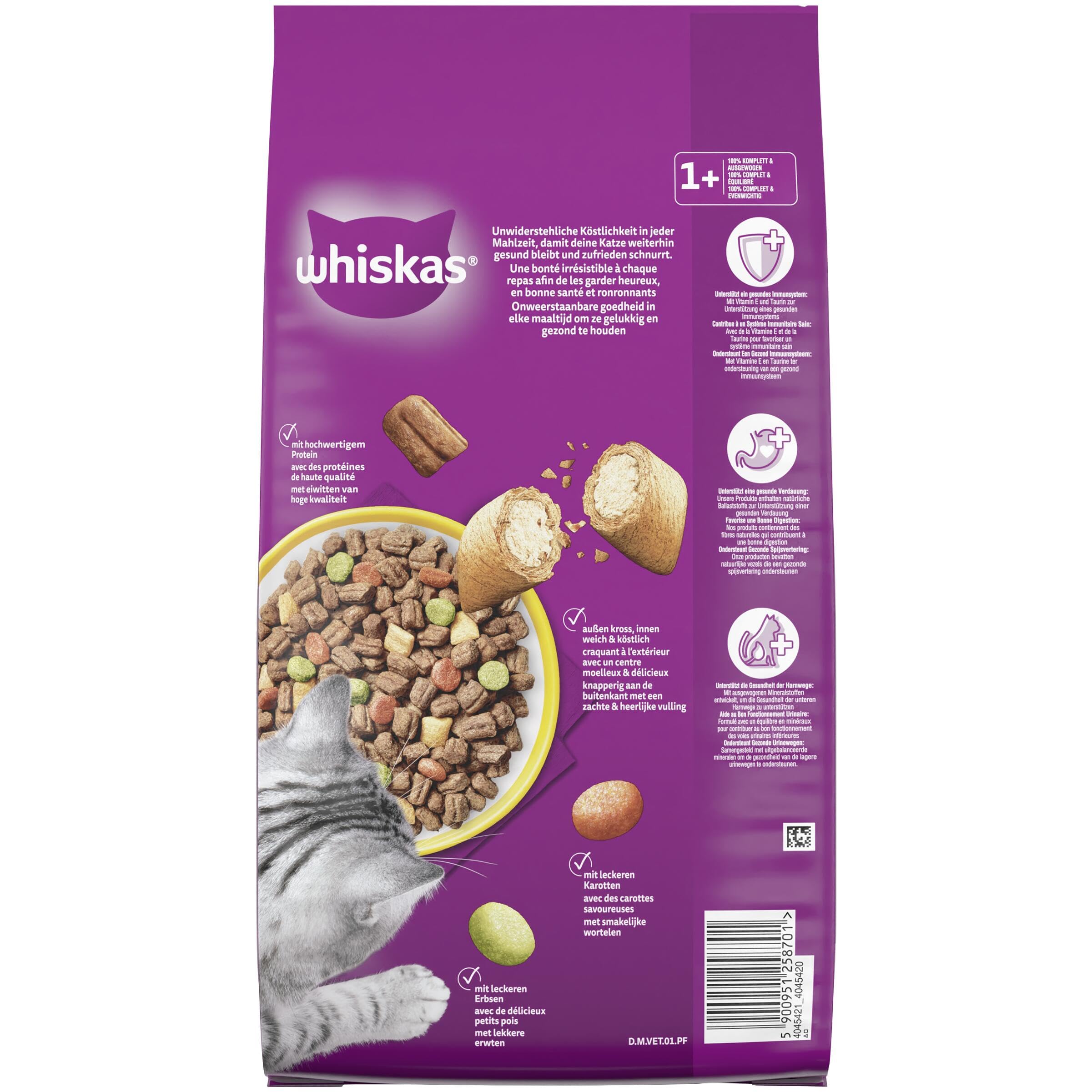 Whiskas Classic Trockenfutter Huhn 3,8kg knusprig