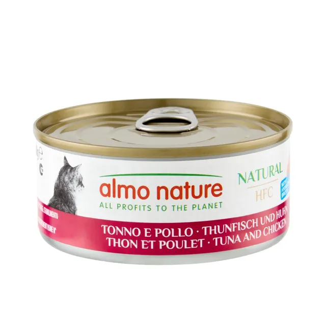 Almo Nature HFC Natural Nassfutter 24x150g Thunfisch Huhn