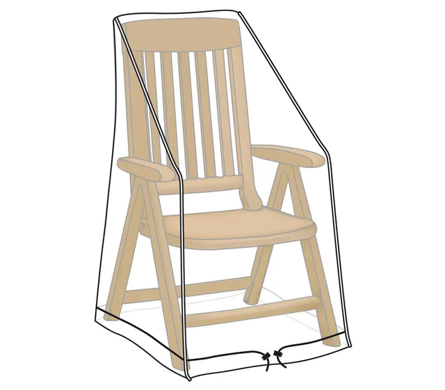 Dehner Gute Wahl Schutzhülle Klappstühle transparent 150x66x66 cm PE