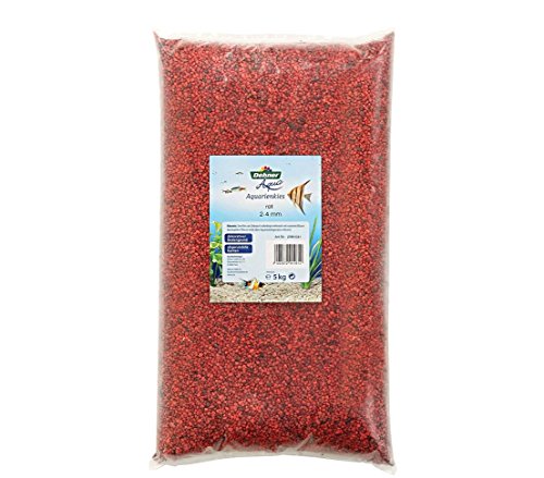 Dehner Aqua Aquarienkies 2-4 mm 5 kg rot abgerundet