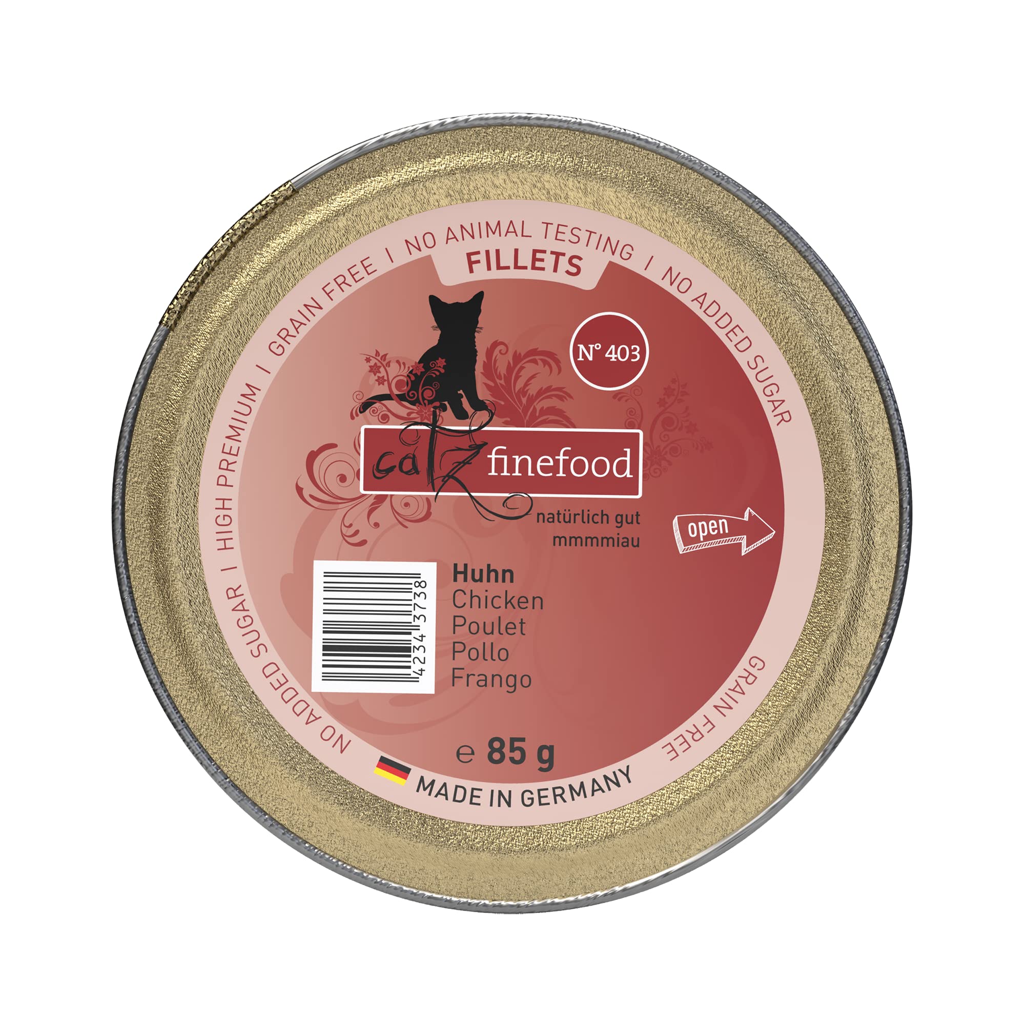 catz finefood Feine Filets Nassfutter Pute Kaninchen 12x85g