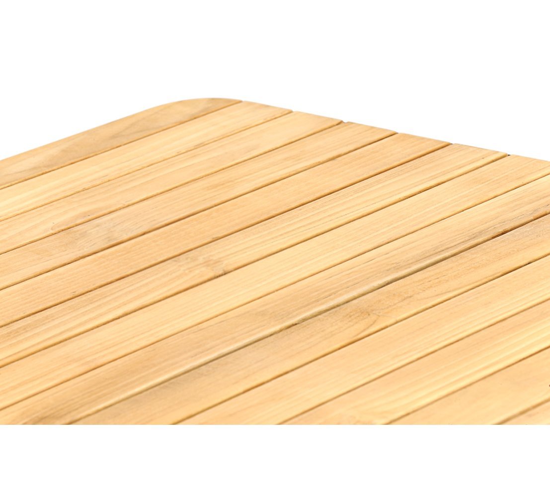 Dehner Bergen Gartentisch 161x95x75 Teak grau
