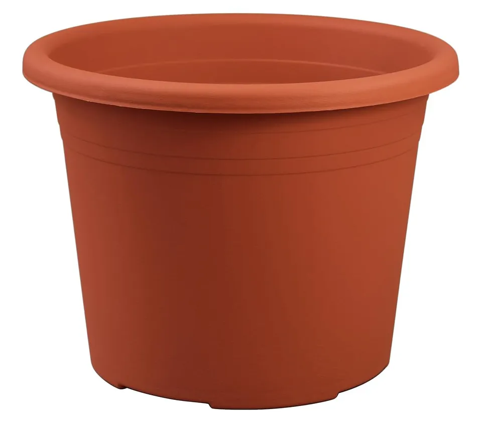 Dehner Cylindro Blumentopf terrakotta Ø 50 cm frostbeständig