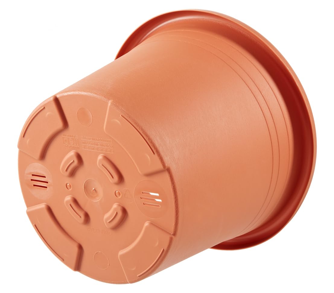 Dehner Cylindro Blumentopf terrakotta Ø 50 cm frostbeständig