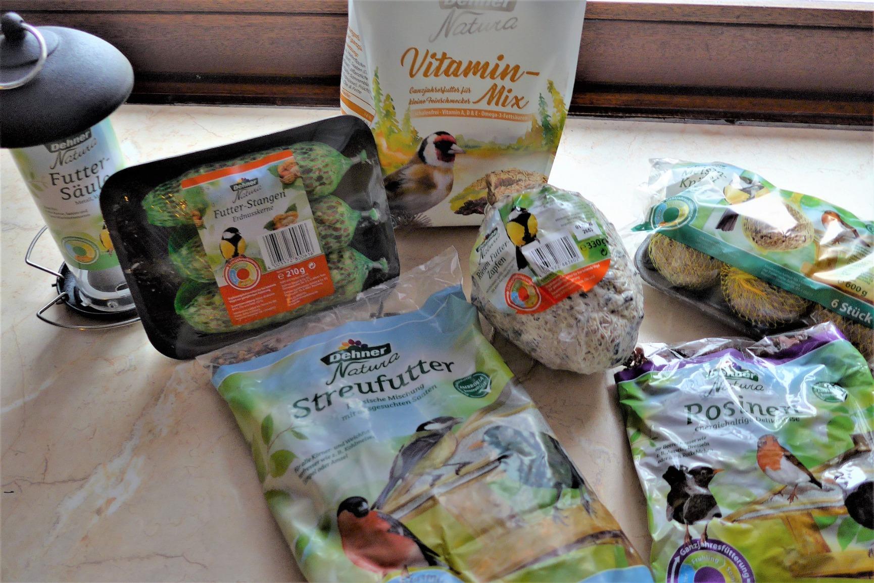 Dehner Natura Premium Wildvogelfutter Starterset 7-teilig energiereich