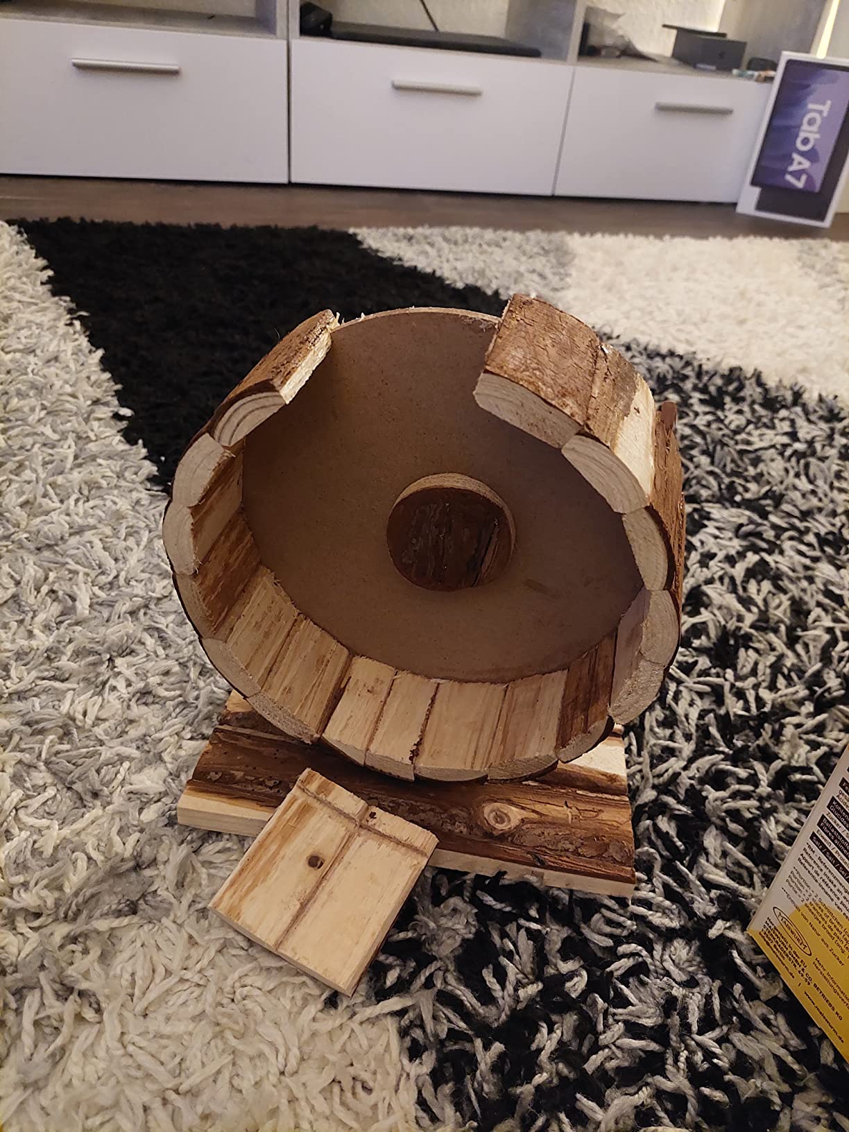 Dehner Holzlaufrad Shift Nagerlaufrad 29x14x31 cm