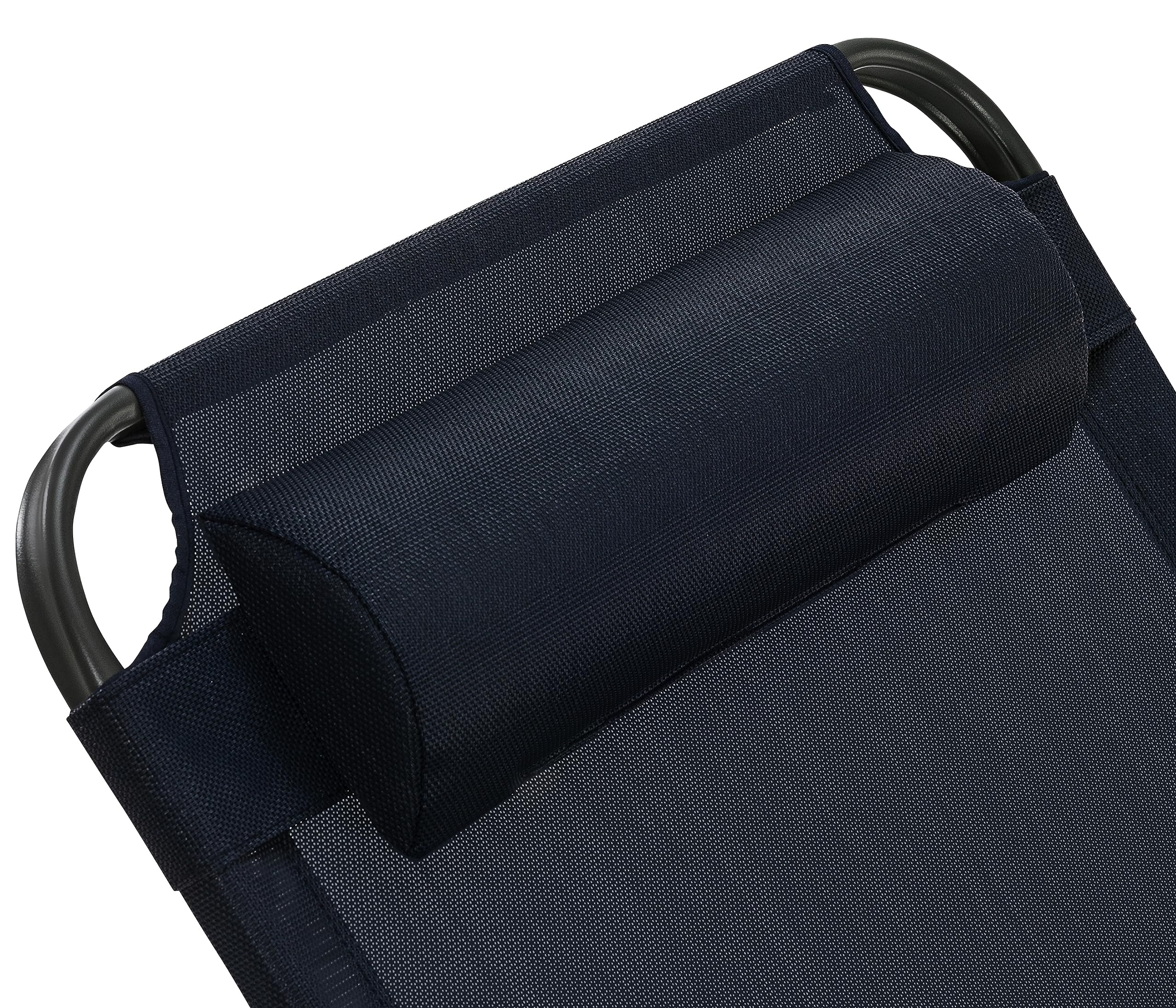 Dehner Mallorca Gartenliege 227cm Textilene dunkelblau klappbar