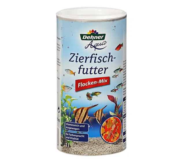 Dehner Aqua Zierfischfutter Flocken-Mix 170g farbfördernd