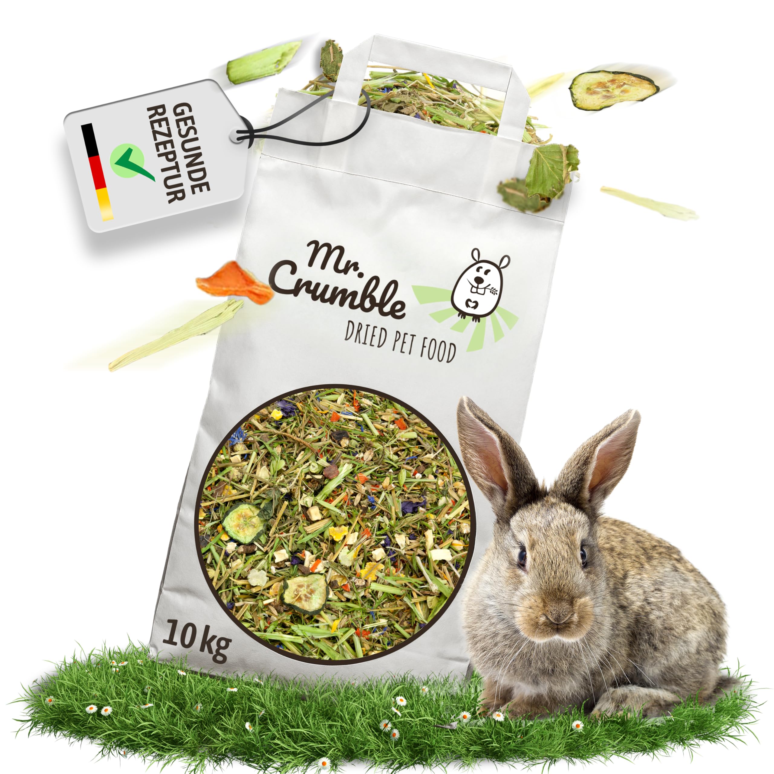 Mr. Crumble Knuspersalat Strukturfutter 1kg Kaninchen