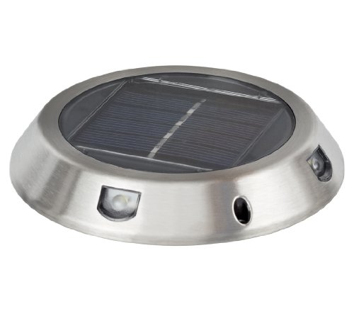 Dehner Living Solarleuchte Edelstahl 12,5 cm 6 Lumen wetterfest