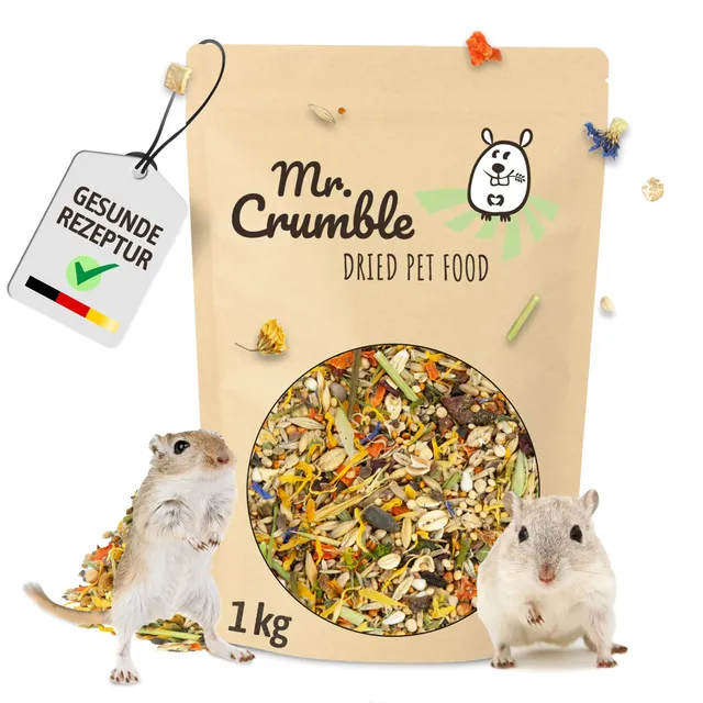 Mr. Crumble Rennmaus-Futter Gerbil 1000 g proteinreich