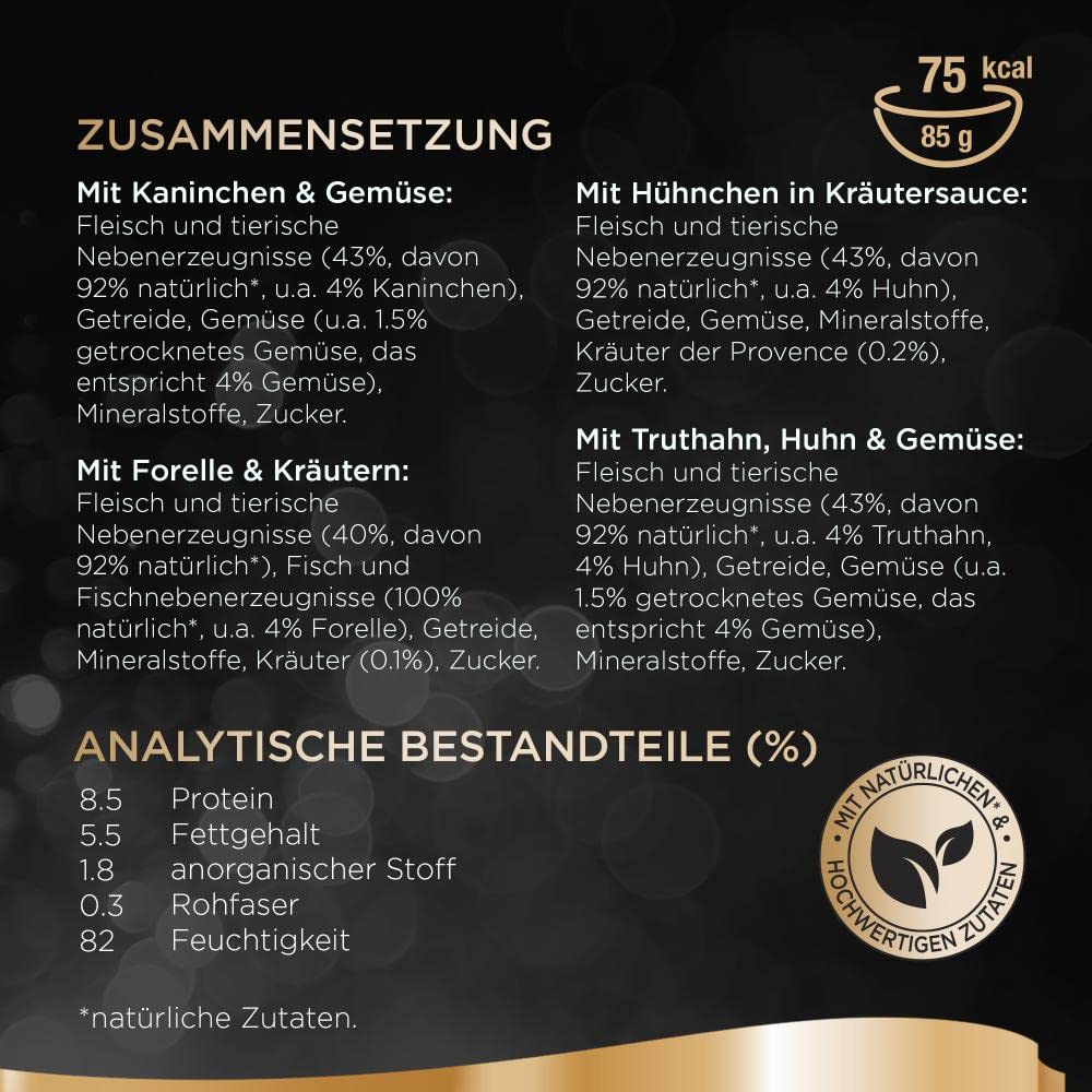 Sheba Sauce Spéciale Herzhafte Komposition Nassfutter 72x85g