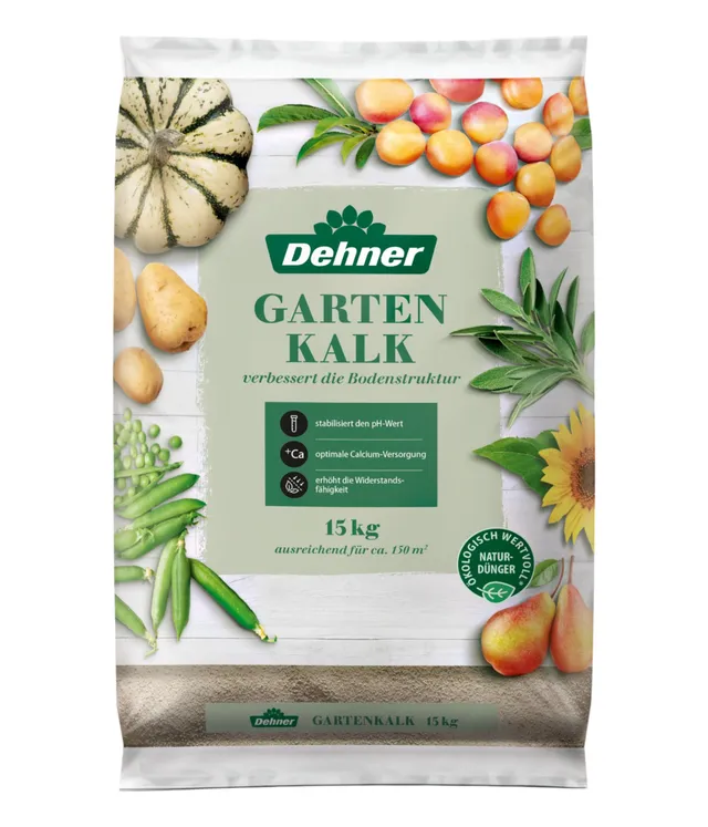 Dehner Premium Lovely Gartenkalk gekörnt 15 kg für 150 qm