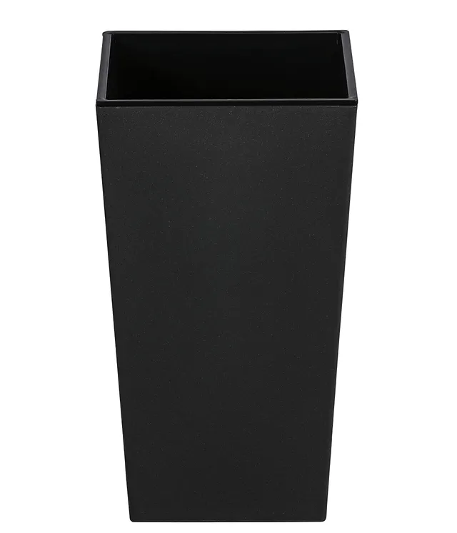 Dehner Elise Pflanztopf Selbstbewässerung schwarz-matt 26 cm
