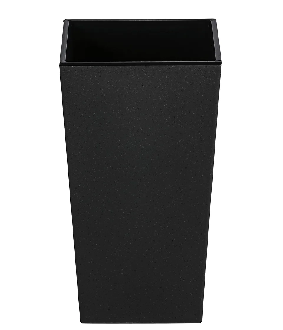 Dehner Elise Pflanztopf Selbstbewässerung schwarz-matt 26 cm