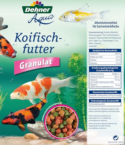 Dehner Premium Lovely Aqua Koifischfutter Granulat 10l