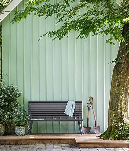Dehner London Gartenbank 2-Sitzer Alu grau 150 cm