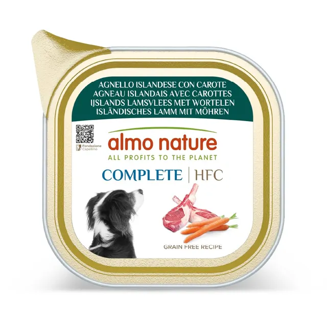Almo Nature HFC Complete Nassfutter Lamm Karotte 17x85g glutenfrei