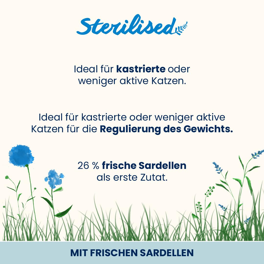 Almo Nature Sterilised Trockenfutter Sardellen 2 kg