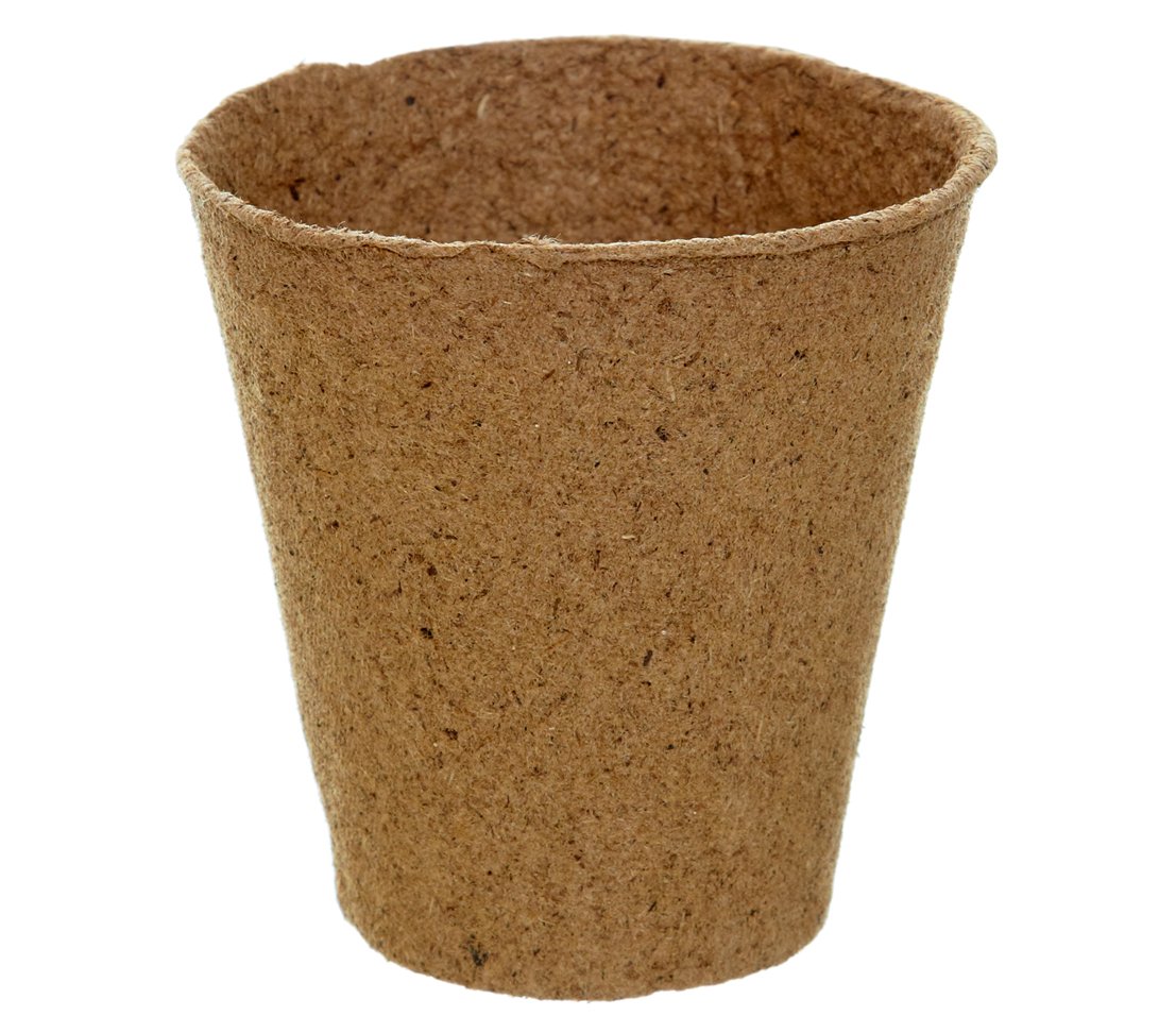 Dehner Anzuchttöpfe Zellulose Ø8cm 48 Stück torffrei