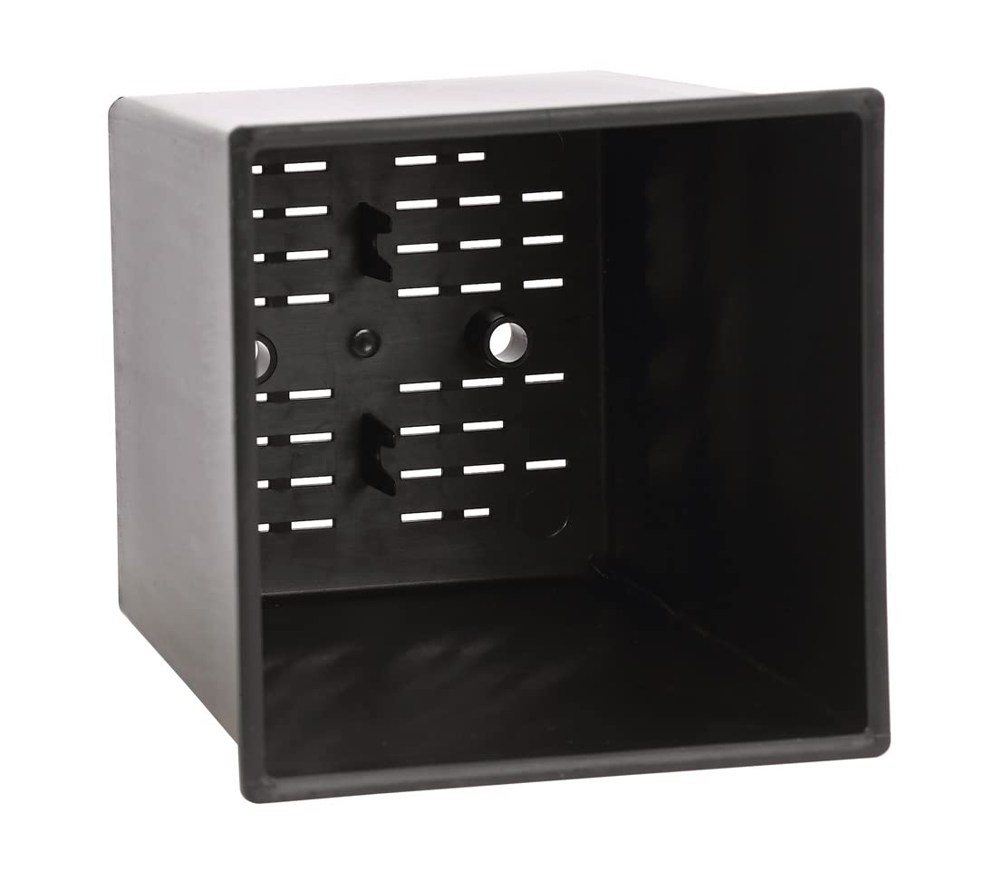Dehner Elise Pflanztopf Selbstbewässerung schwarz-matt 26 cm
