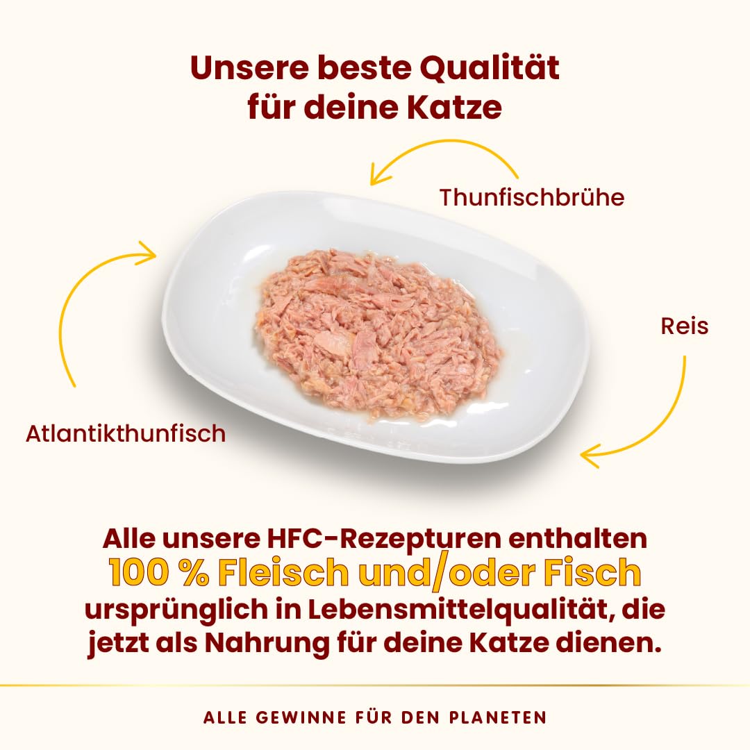 Almo Nature HFC Sterilised Nassfutter Thunfisch 24x50g leicht