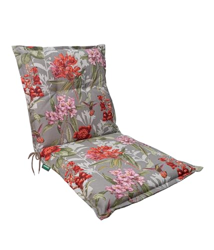 Dehner Toscana Niederlehnerpolster taupe-rot 50x52 cm