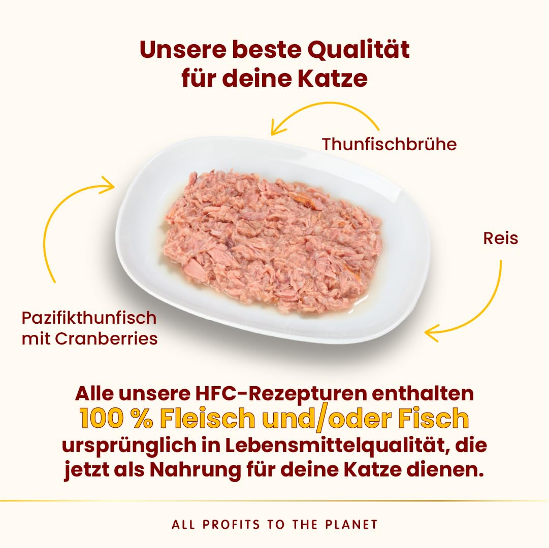 Almo Nature HFC Urinary Help Nassfutter 24x50g Thunfisch Cranberry
