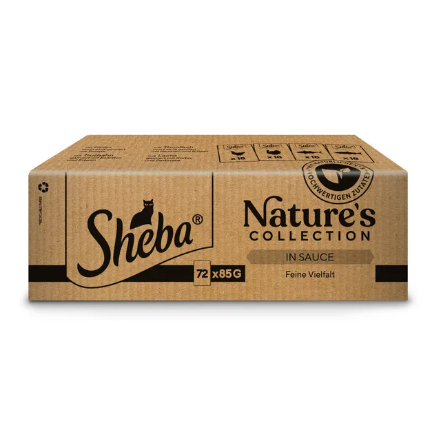 Sheba Nature's Collection Feine Vielfalt Nassfutter Sauce 72x85g