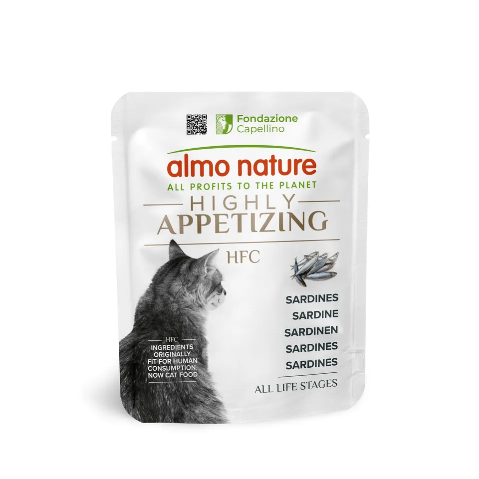 Almo Nature HFC Highly Appetizing Sardinen Nassfutter 24x50g glutenfrei