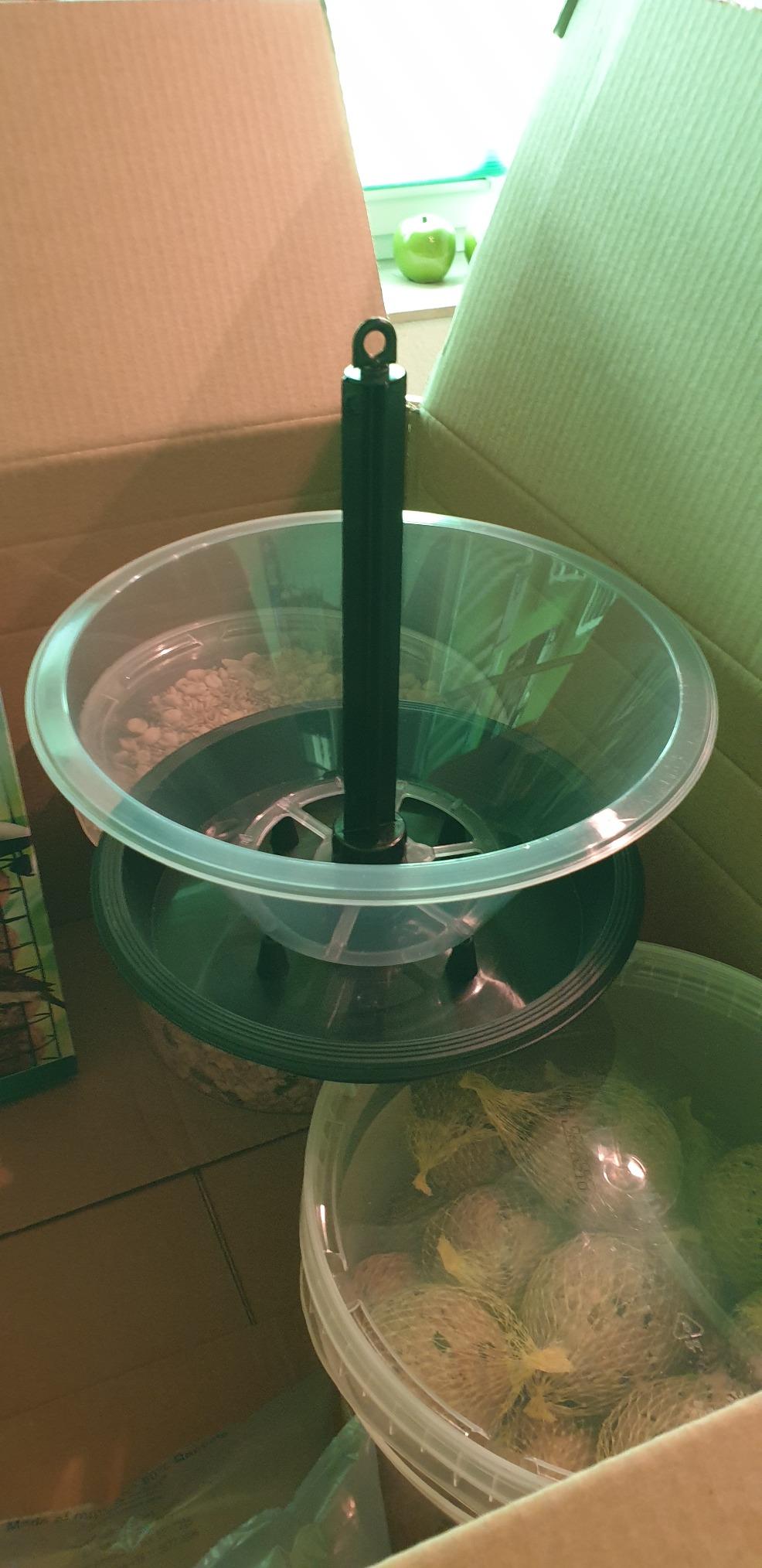 Dehner Natura Guayana Futterampel schwarz Ø27 cm