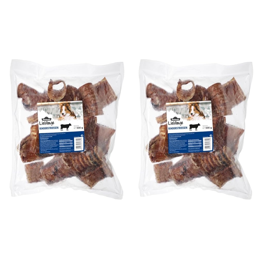 Dehner Lieblinge Hundesnack Rinderlunge 500g senior