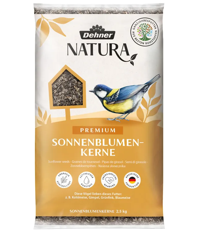 Dehner Natura Wildvogelfutter Ganzjahresfutter 2,5 kg