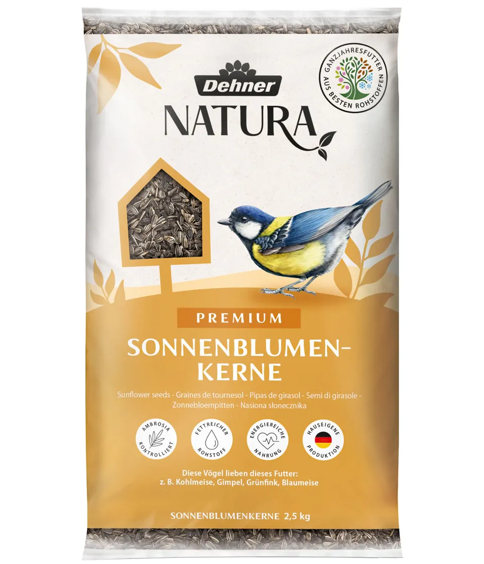 Dehner Natura Wildvogelfutter Ganzjahresfutter 2,5 kg
