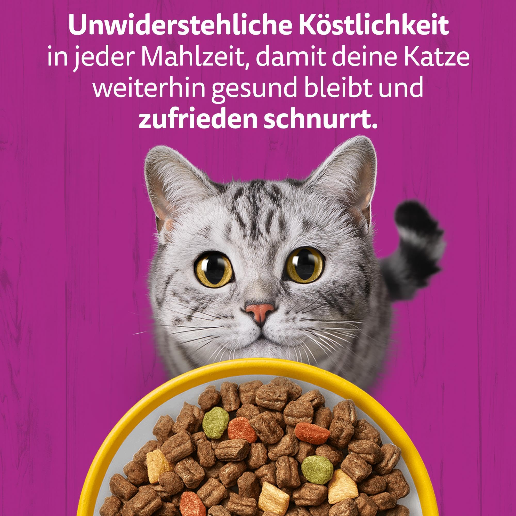 Whiskas Classic Senior Trockenfutter Huhn 4x1,9kg 7+