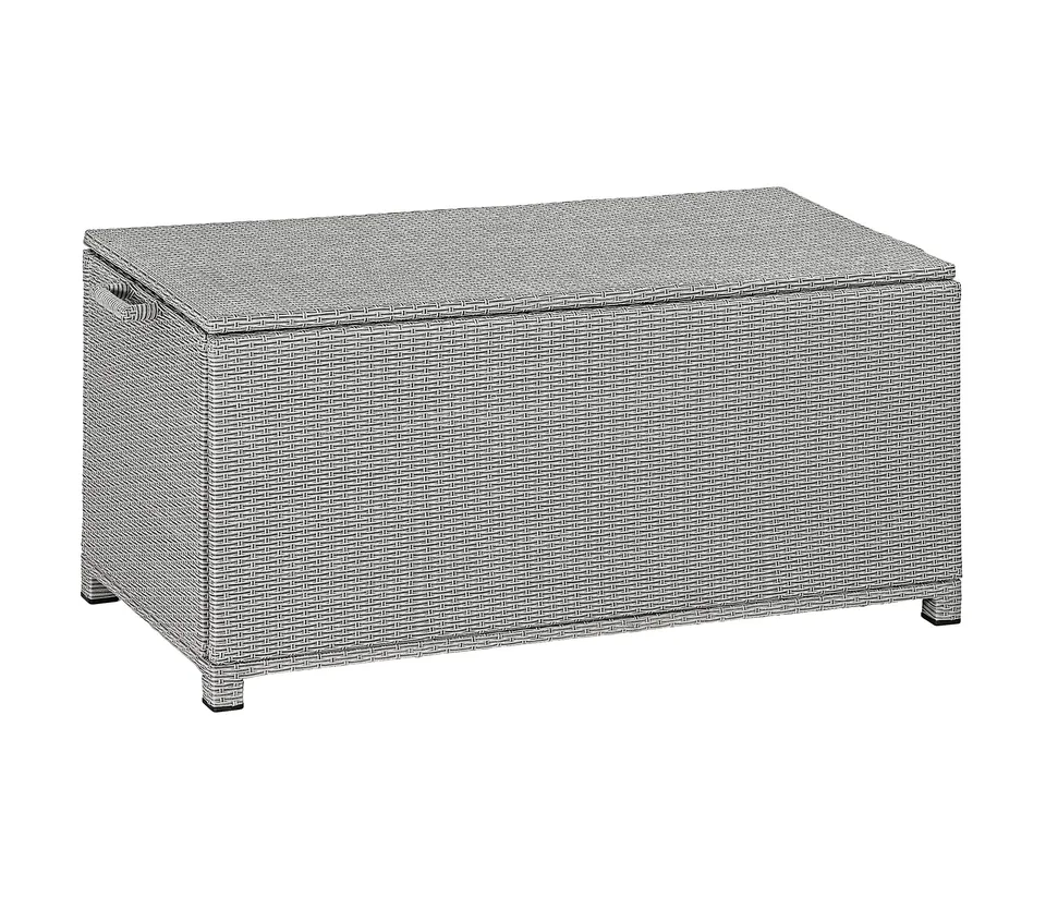Dehner Premium Tessin Aufbewahrungsbox grau wetterfest