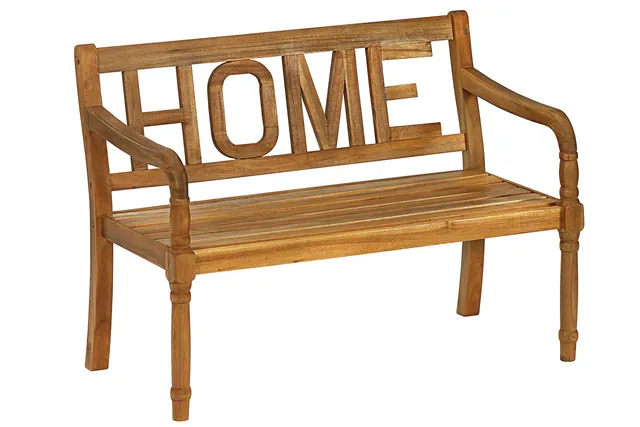 Dehner Home Gartenbank 2-Sitzer Akazie natur 120 cm