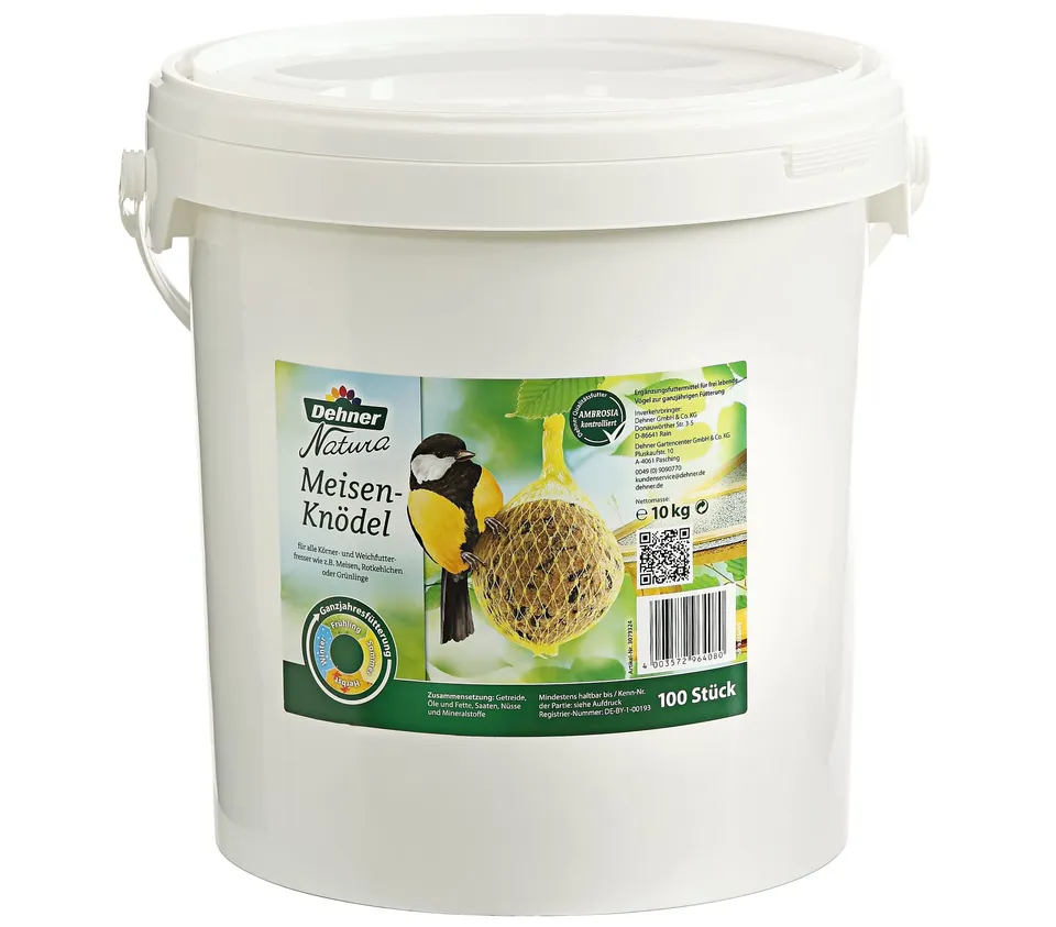 Dehner Natura Meisenknödel mit Netz 100 Stück 10 kg