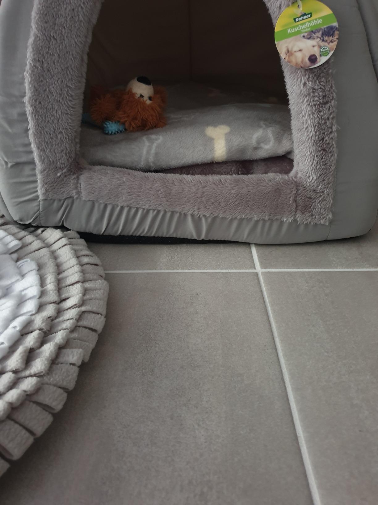 Dehner Lieblinge Findus Katzen Kuschelhöhle Grau 40x40x35