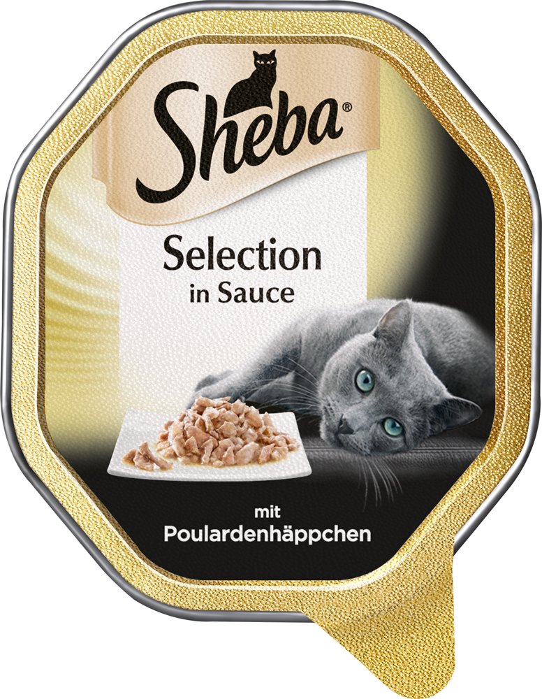 Sheba Selection Sauce Nassfutter Poularde 36x85g zart