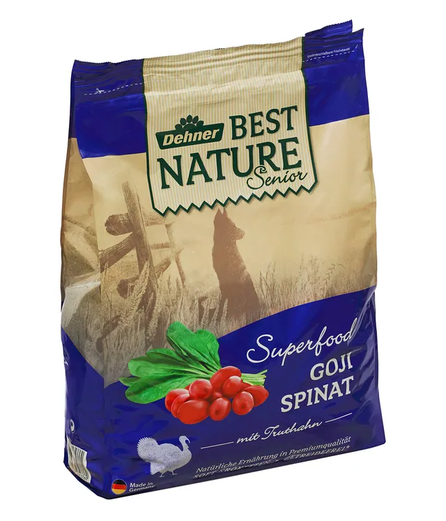 Dehner Best Nature Senior Trockenfutter Truthahn Goji 4 kg