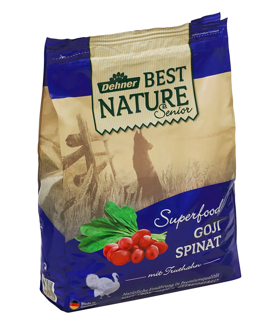 Dehner Best Nature Senior Trockenfutter Truthahn Goji 4 kg