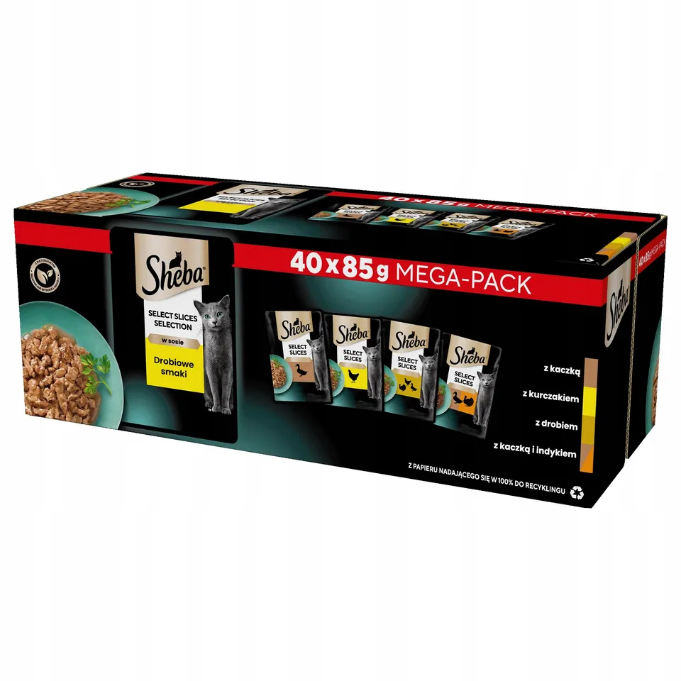 Sheba Selection Mini Filets Nassfutter Geflügel 120x85g
