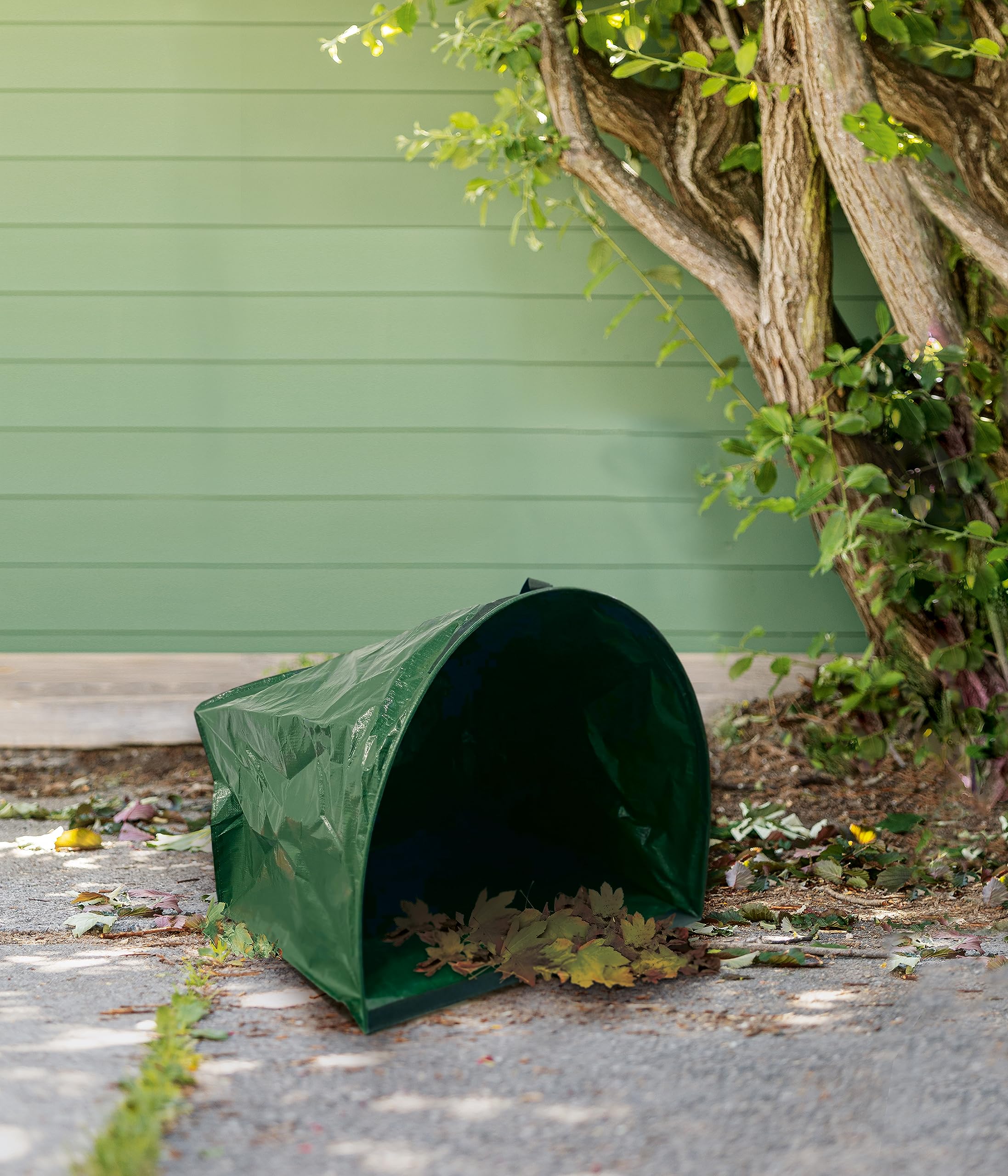 Dehner Garten Center Gartensack Pop-Up Kehrkante grün 150 l
